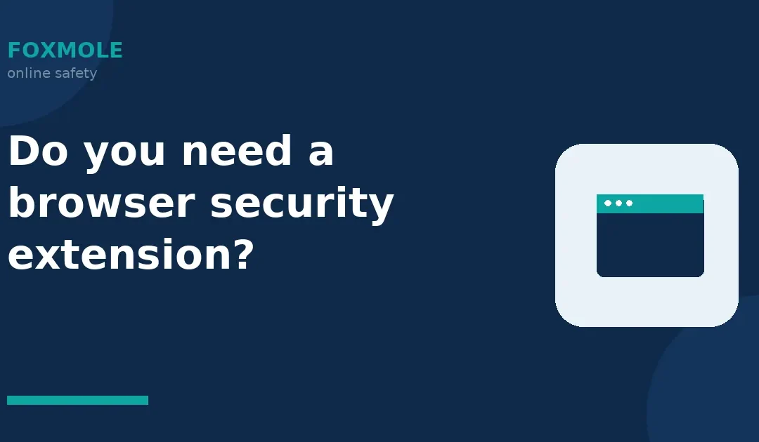 Do you need a browser security extension?