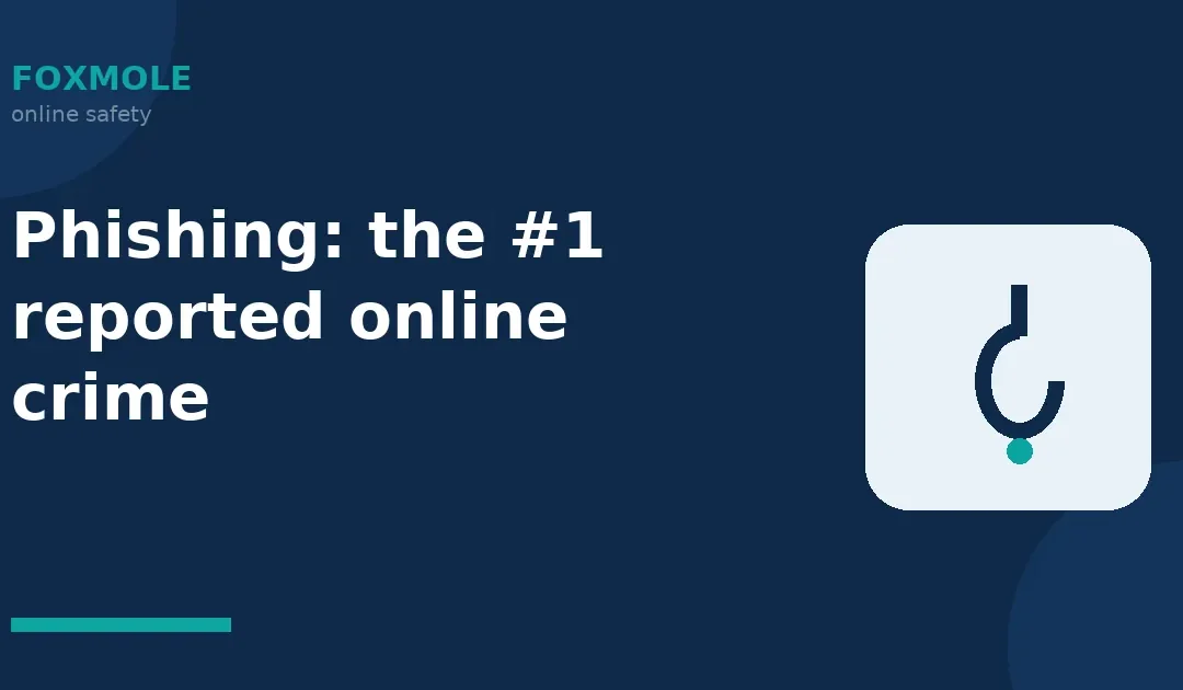 Phishing is the #1 reported online crime