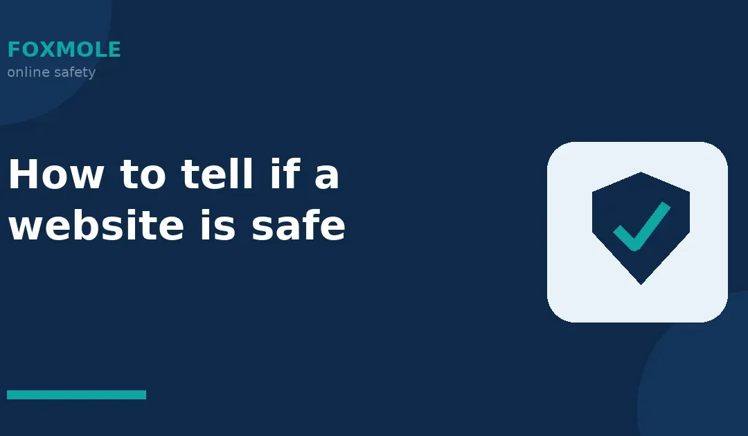 How to tell if a website is safe
